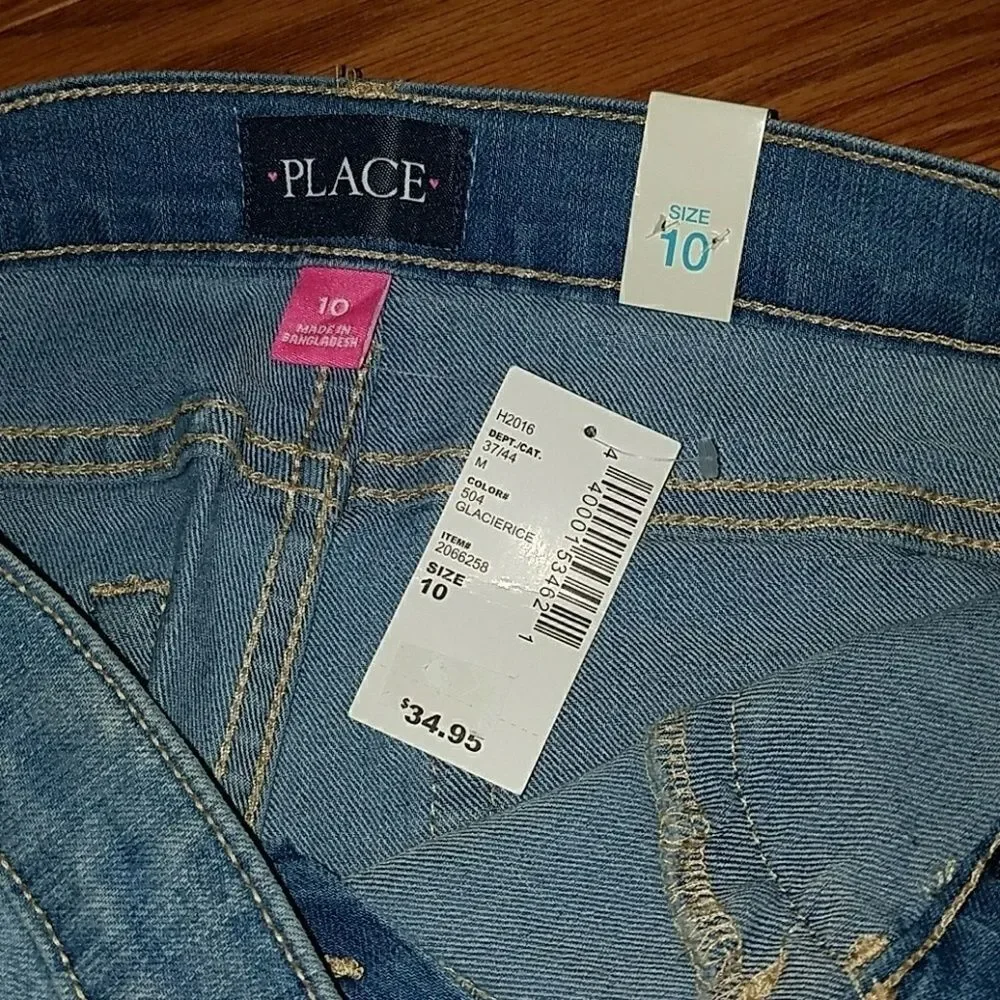 Children's Place Butterfly jeans Sz. 10 NWT